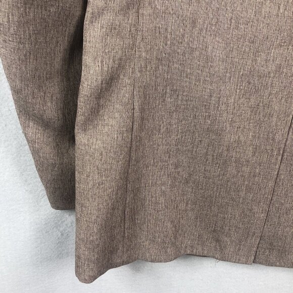 Vintage Levis Blazer  Mens 42L Long Brown Knit Sport Coat Jacket Retro Office - Picture 15 of 16